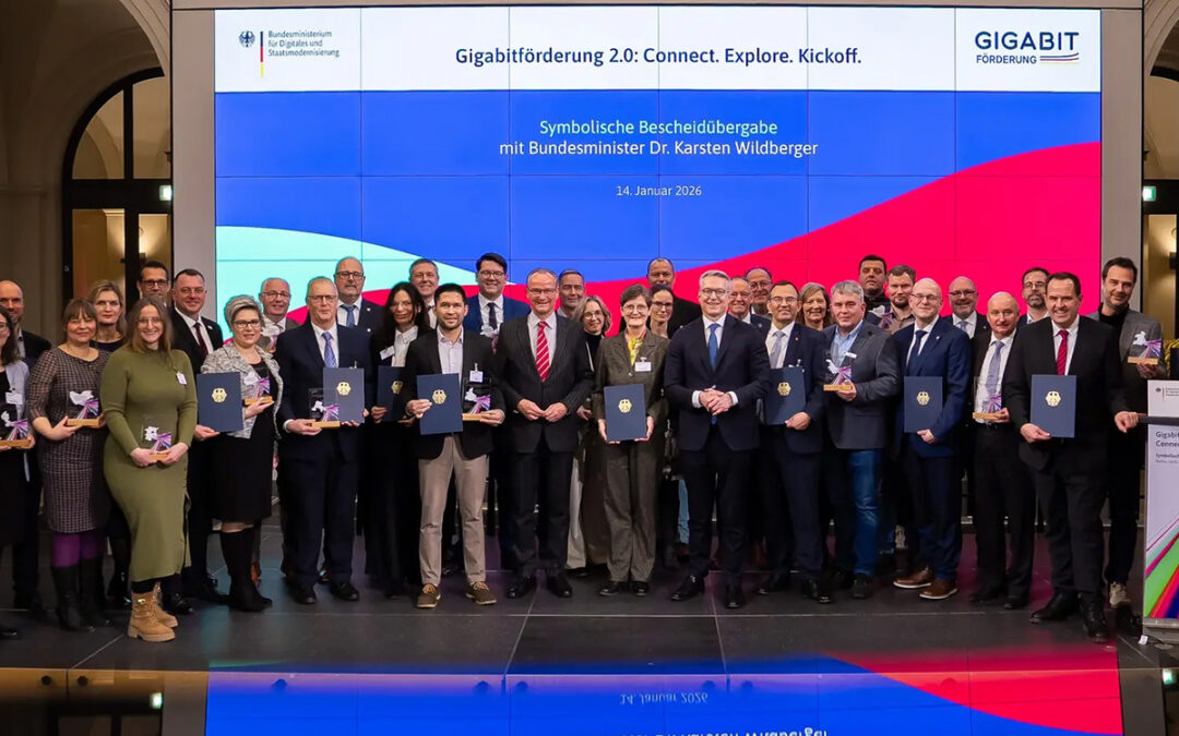 1,8 Milliarden Euro für neue Projekte der Gigabitförderung
